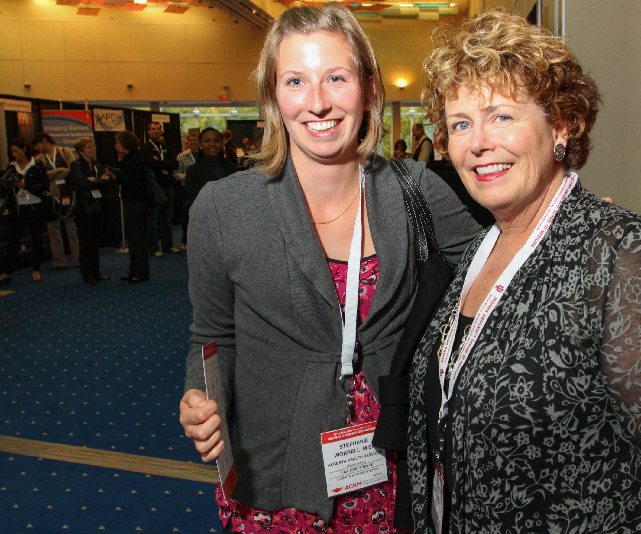 Stephanie Worrell (left) and Chris McDonell