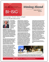 Cover image: BI-ISIG Moving Ahead newsletter