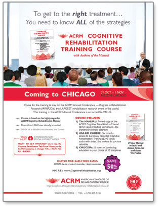 Click to View/Share Cognitive Rehabilitation Training Flyer
