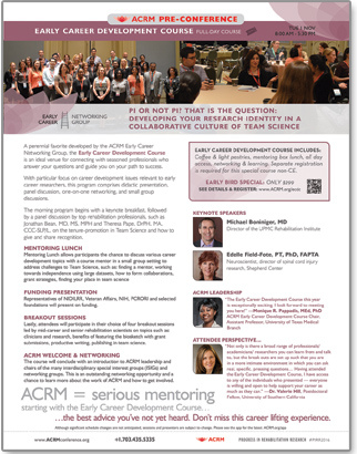 Click to View/Share Early Career Development Flyer