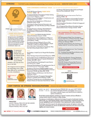 All content relevant to Stroke Rehabilitation