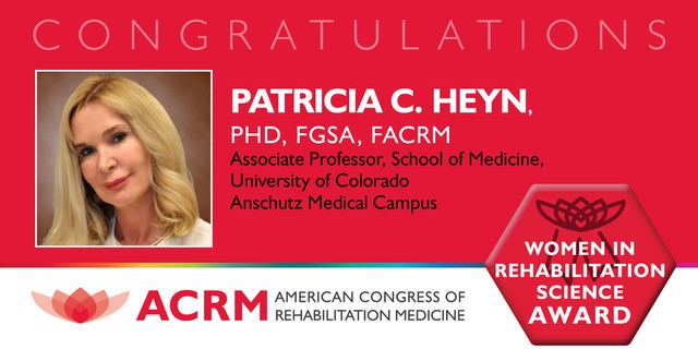 ACRM Women in Science Award recipient Patricia Heyn
