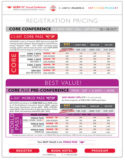 ACRM Conference rates sheet thumbnail