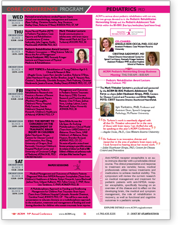 Pediatric Rehabilitation Content Flyer