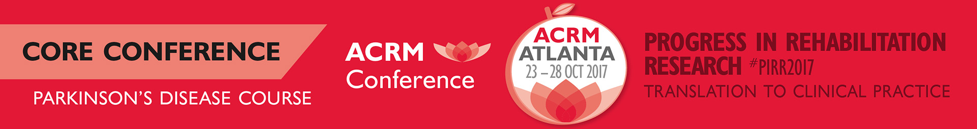 ACRM Conference PARKINSON’S DISEASE COURSE Sat 28 OCT 2017