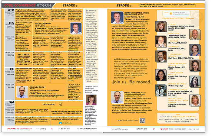 Stroke Rehab Content Brochure