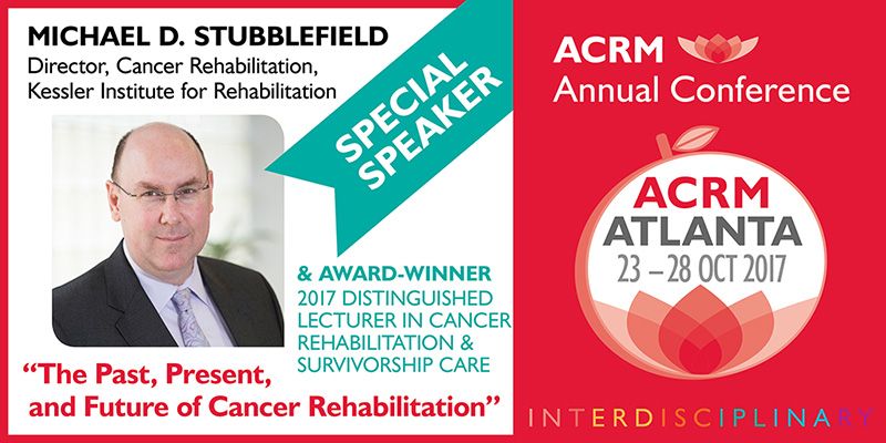 ACRM SPECIAL SPEAKER: Michael D. Stubblefield Cancer Award Winner