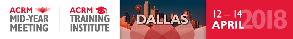 ACRM Mid-Year Meeting & Training Institute 2018 - L