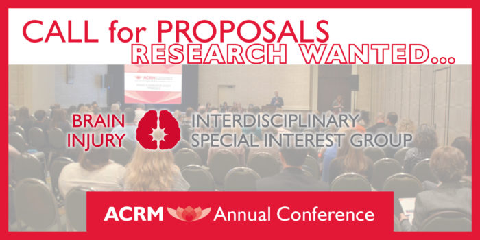 Call for Brain Injury Proposals