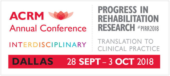 ACRM 2018 TEXAS CORE: 30 Sep - 3 OCT, PRE-CONF: 28 Sep - 30 Sep