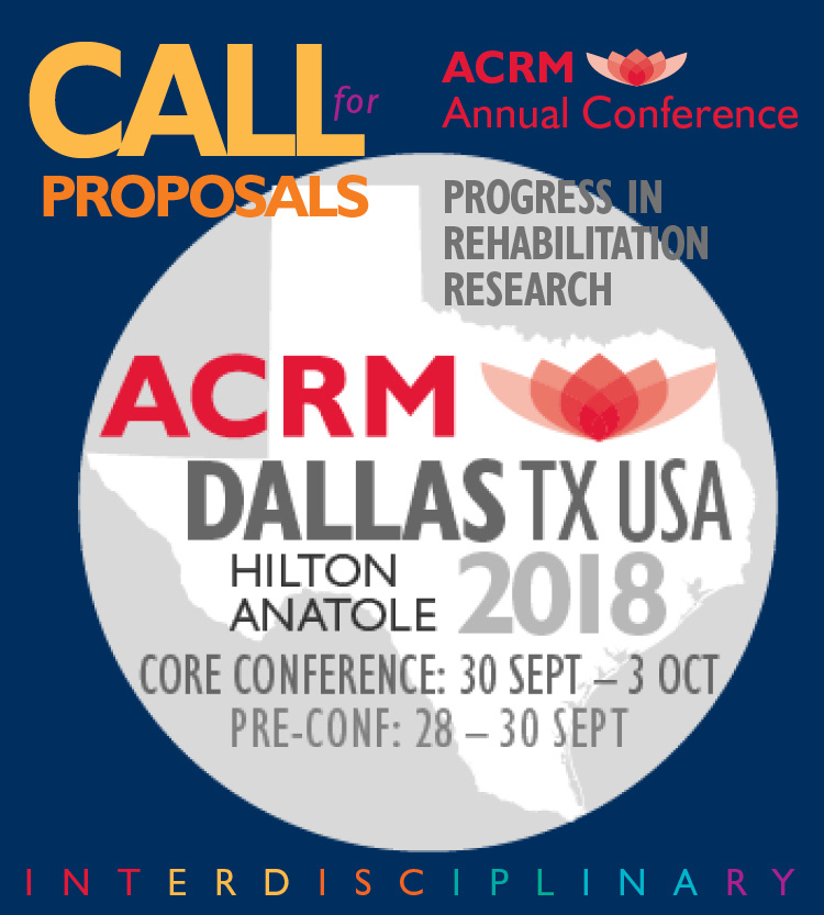 Amplify Your Research! Call for Proposals: ACRM Annual Conference DALLAS 2018 Hilton Anatole 
