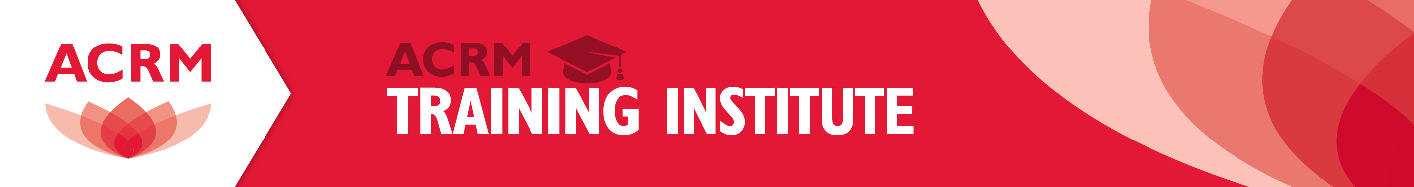 ACRM Training Institute header