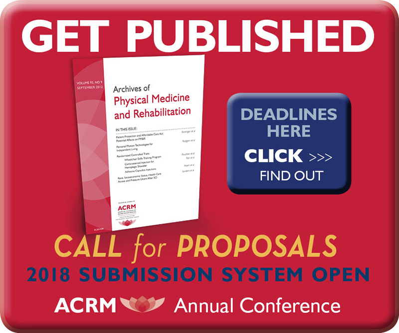GET PUBLISHED: Call for Proposals: ACRM Annual Conference DALLAS 2018 Hilton Anatole 