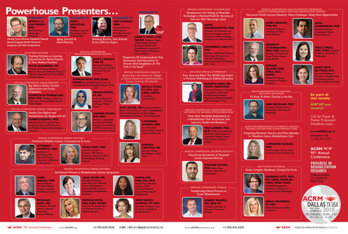Powerhouse Presenters at ACRM Annual Conference DALLAS 2018