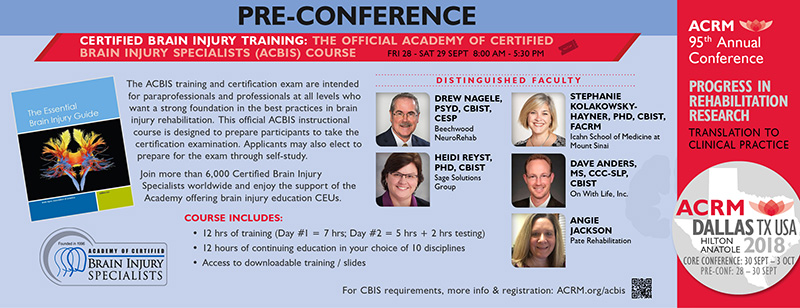 ACBIS Training Course at ACRM Conference
