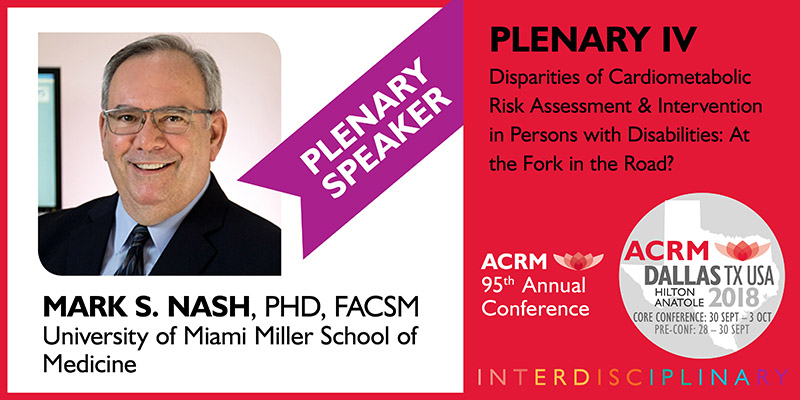Mark Nash Plenary IV Presenter ACRM Annual Conference 2018 Dallas