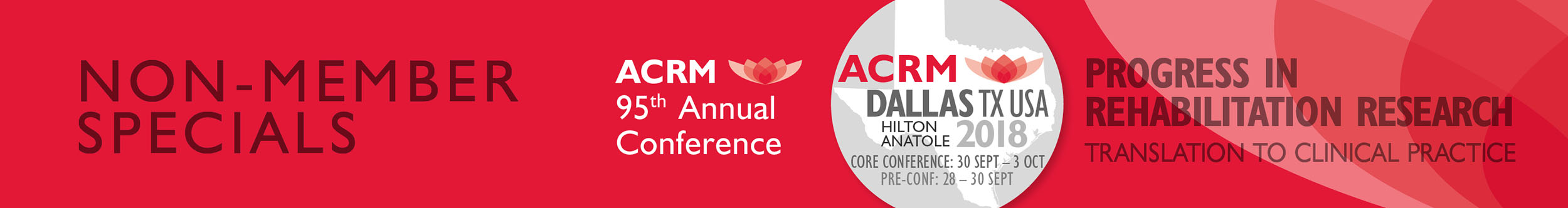Non-Member Specials ACRM Annual Conference 2018 Dallas
