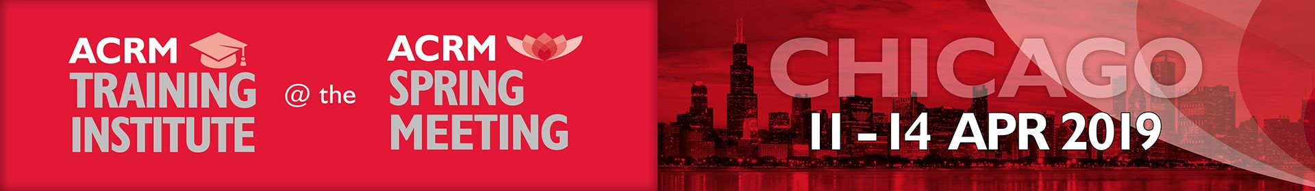 ACRM Training Institute banner