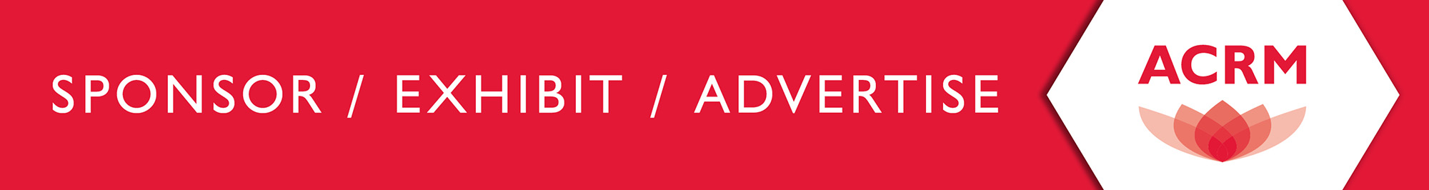 SPONSOR / EXHIBIT / ADVERTISE web header