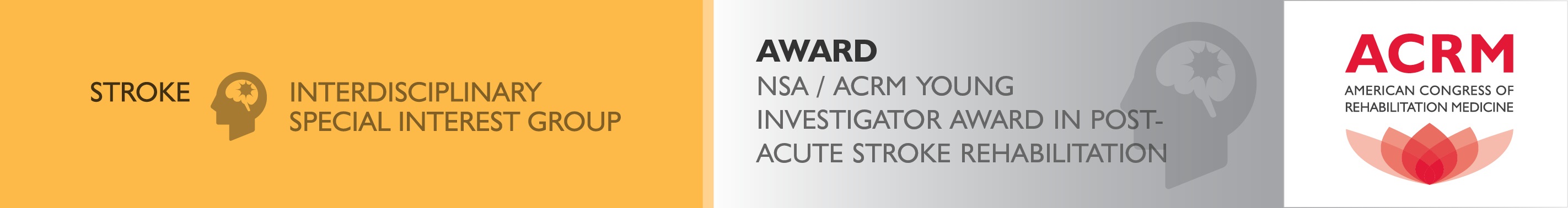 NSA-ACRM Young Investigators Award in Post-Acute Stroke Rehabilitation