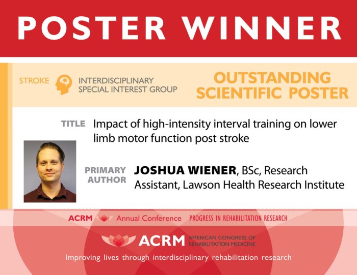 Outstanding Poster in Stroke Rehabilitation
