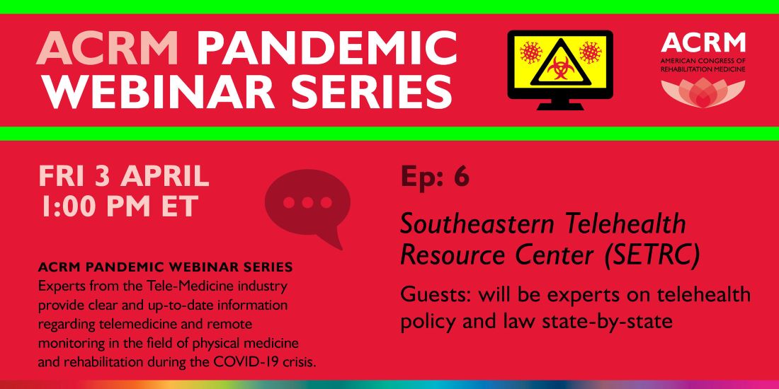 ACRM Pandemic Webinar Series graphic
