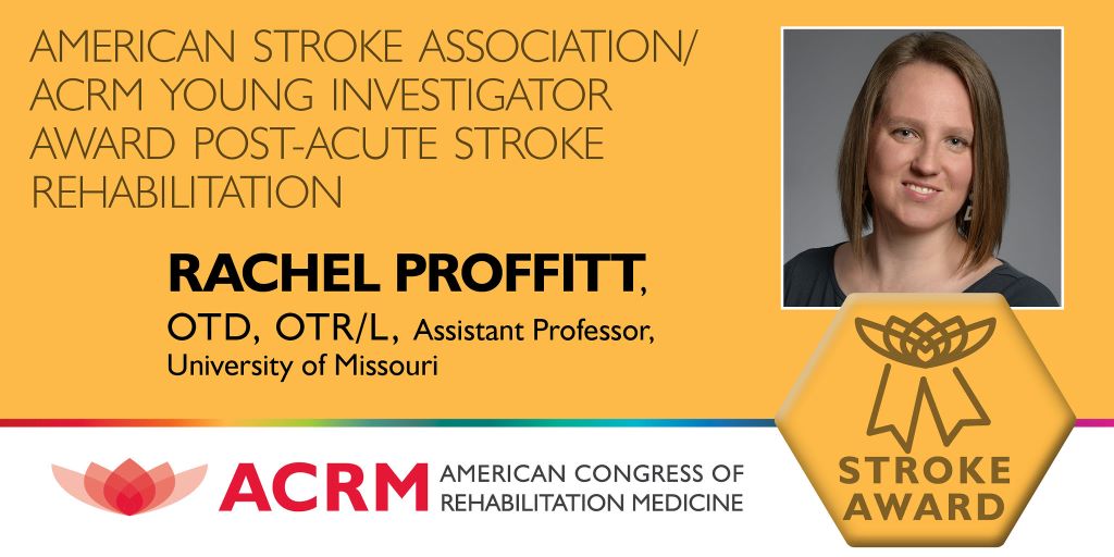 ACRM-ASA Young Investigator Stroke Award banner