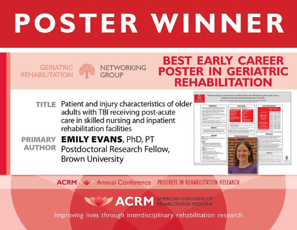 Best Early Career Poster Award image