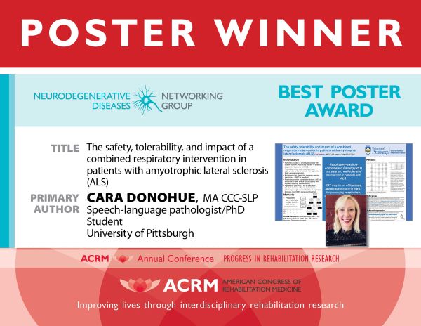 NDNG Best Poster Awards Winner, Cara Donohue image