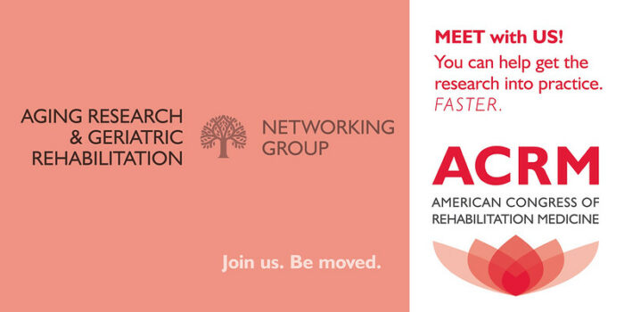Meet with the ACRM Aging Research & Geriatric Rehabilitation Networking Group image