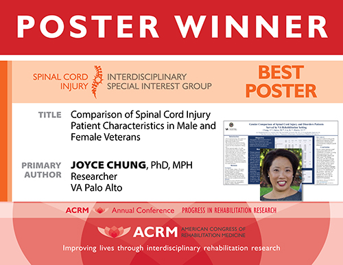 Best Early Career Poster in Geriatric Rehabilitation Award image