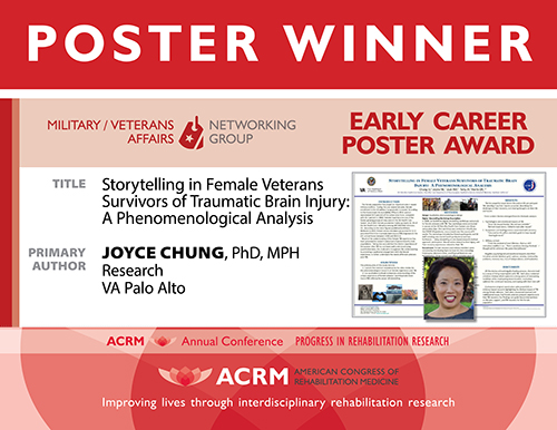 Best Early Career Poster in Geriatric Rehabilitation Award image