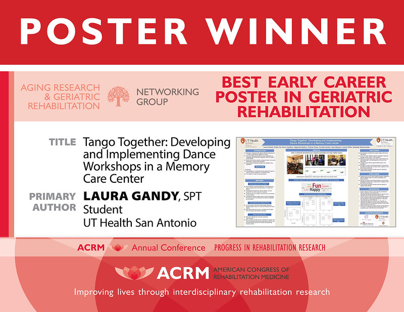 Best Early Career Poster in Geriatric Rehabilitation Award image