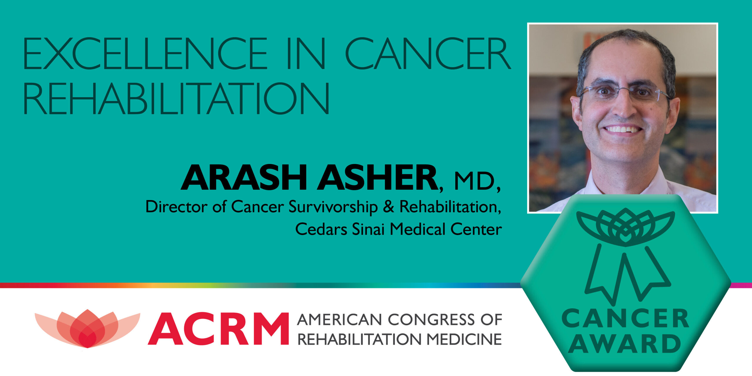 Excellence in Cancer Rehabilitation Award banner