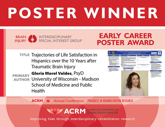 Best Early Career Poster in Geriatric Rehabilitation Award image