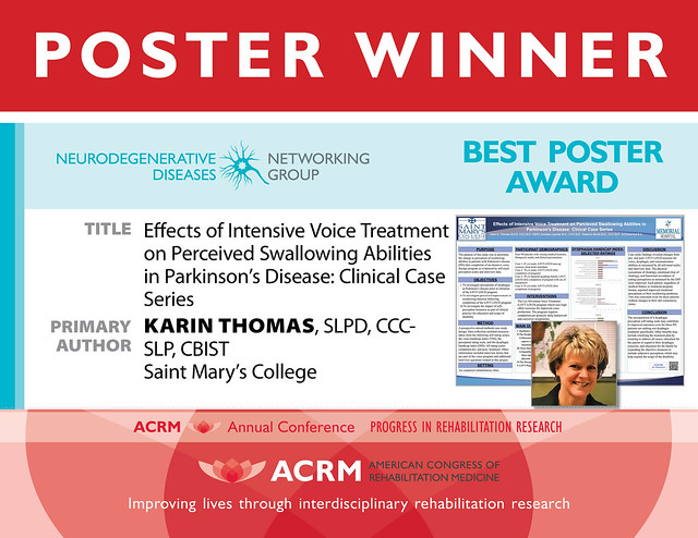 Best Early Career Poster in Geriatric Rehabilitation Award image