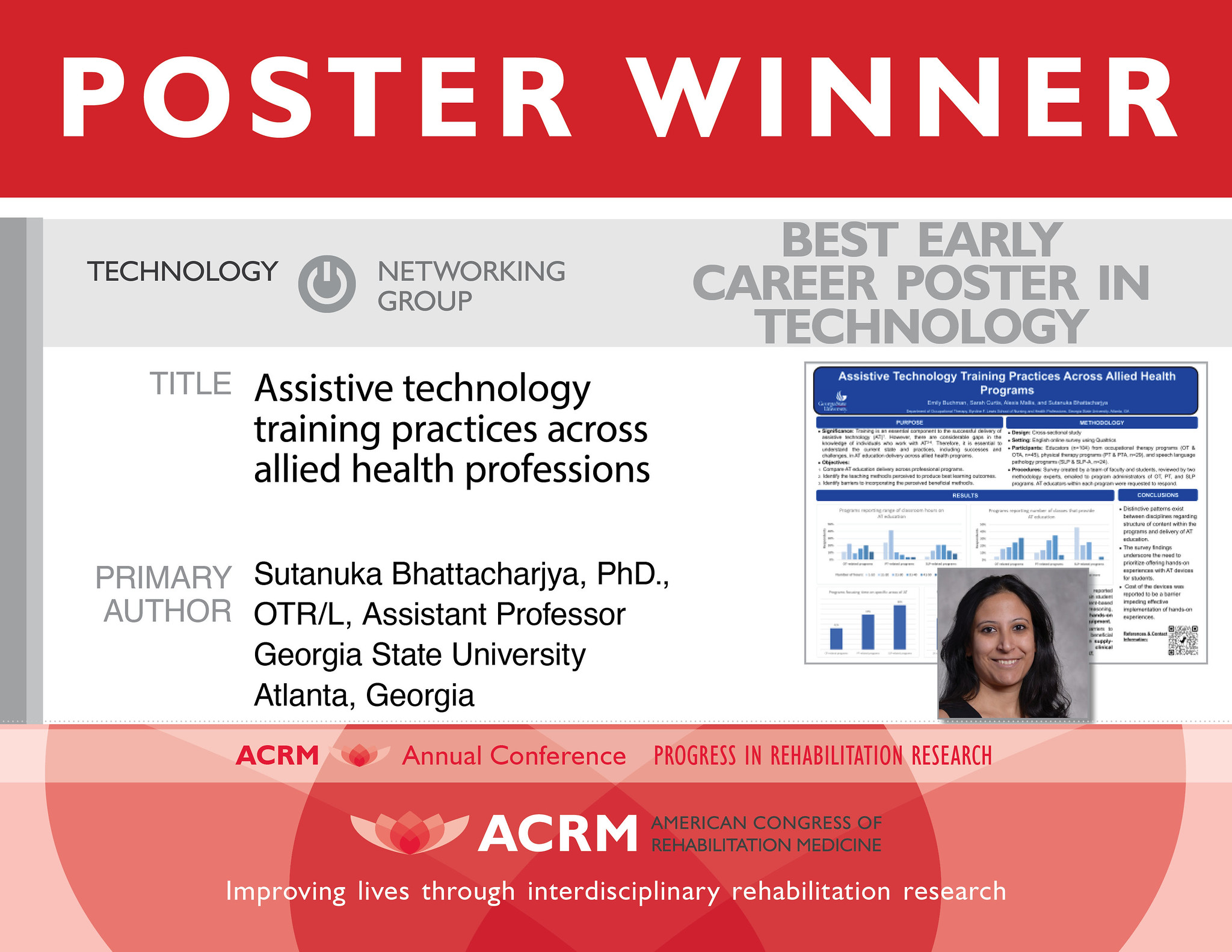 Best Early Career Poster in Technology