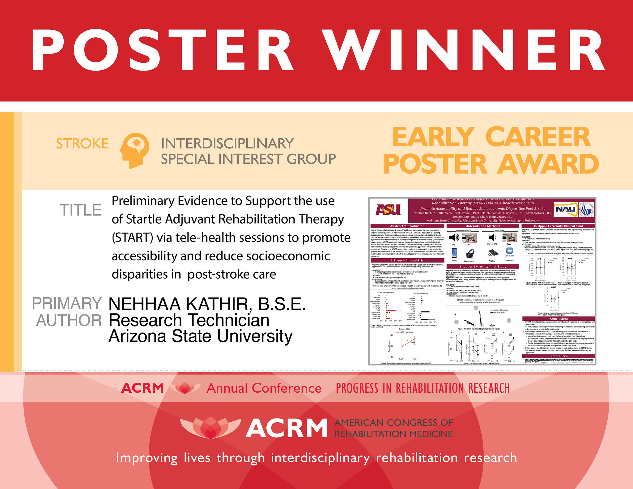 Stroke ISIG Early Career Poster Award