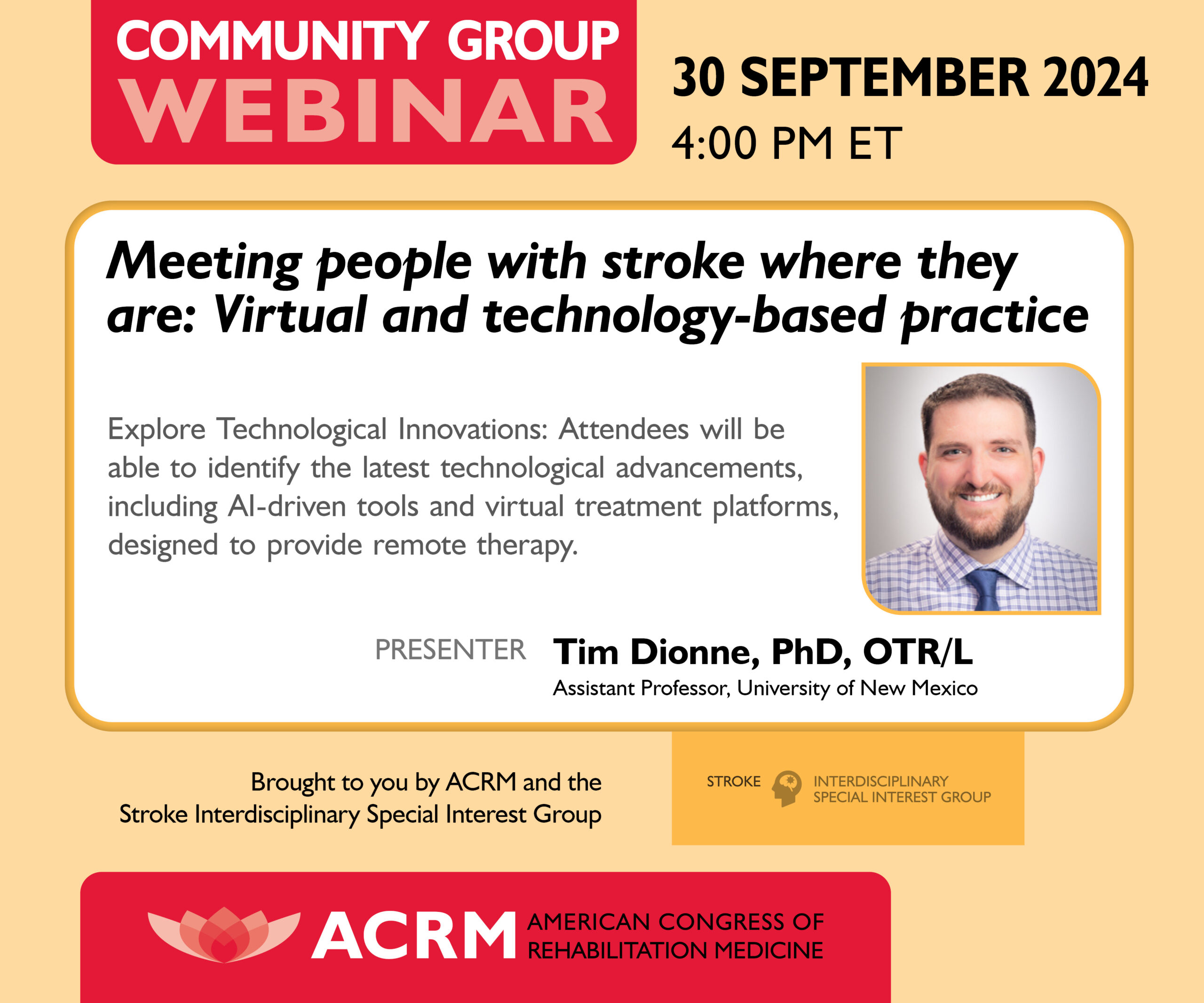 Photo of Stroke-ISIG Webinar graphic