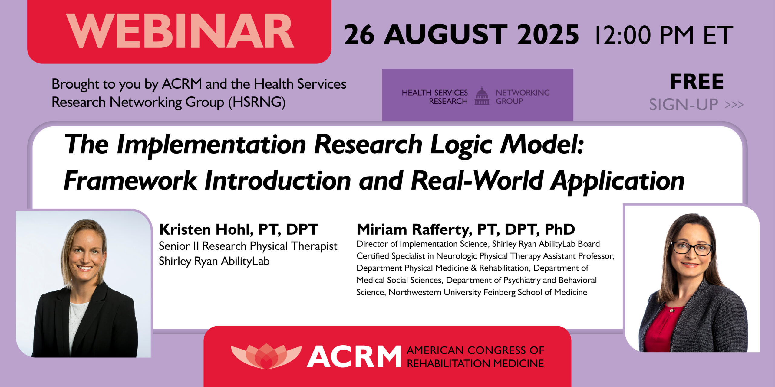 26 August HSR Methods Hub Webinar